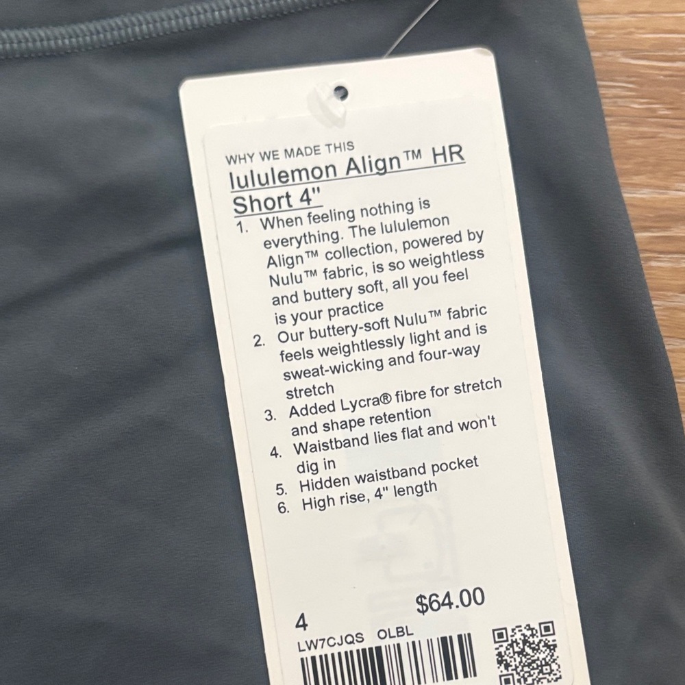 Lululemon align HR short 4”